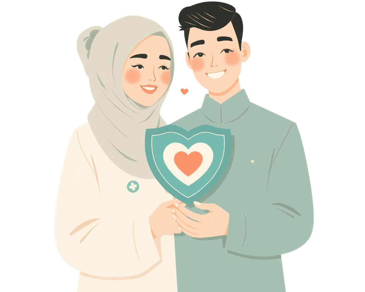 Pasangan muda saling menjaga kesehatan reproduksi