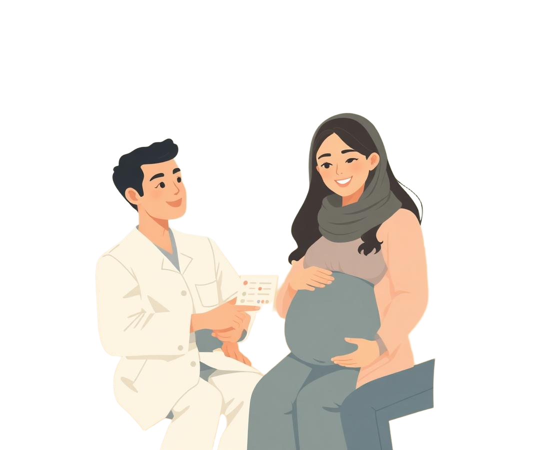 Konsultasi pasangan bersama bidan