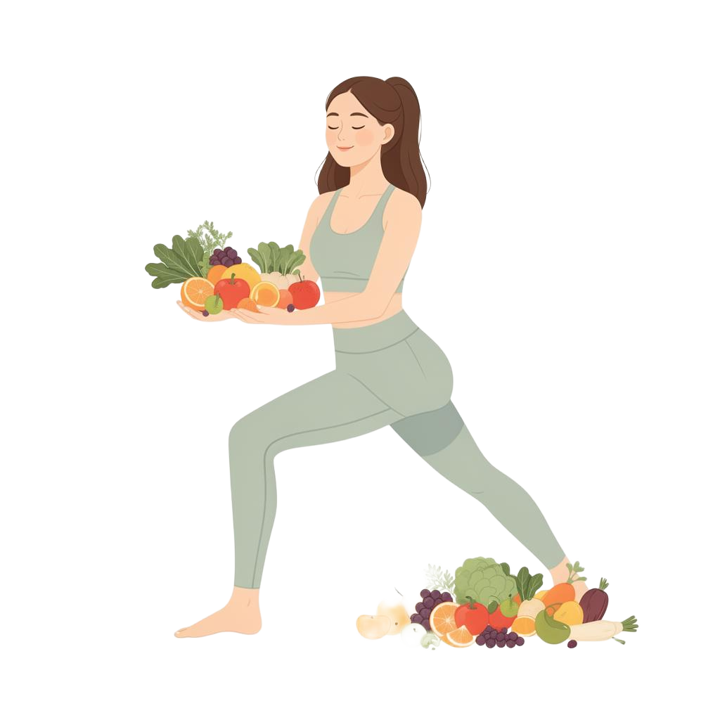 Gaya hidup sehat — olahraga & nutrisi seimbang